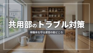シェアハウス共用部のトラブル対策｜稼働率を守る運営術