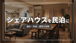 シェアハウスの民泊転用｜届出・収益・運営の実務を解説