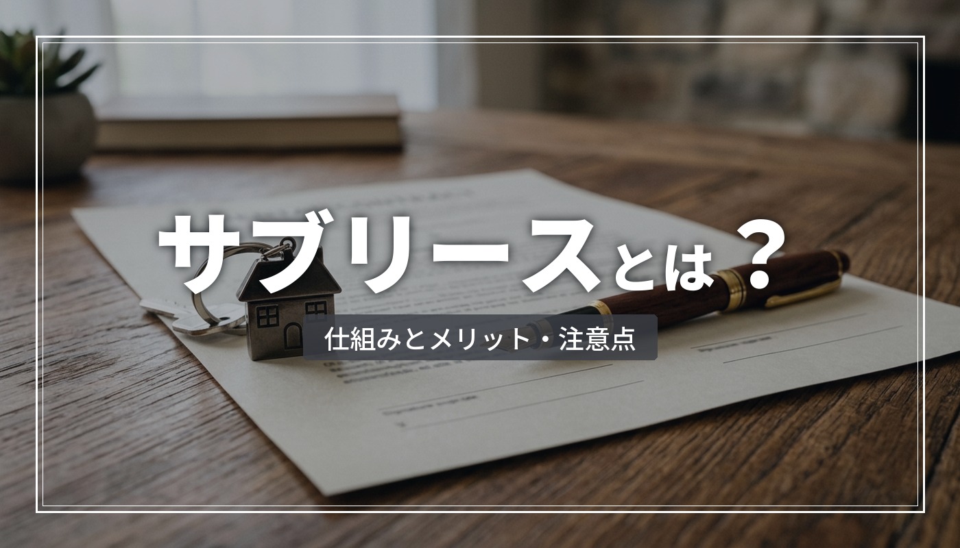 サブリースとは?仕組み・メリット・注意点を分かりやすく解説